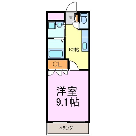 エンジェルシャトーの物件間取画像